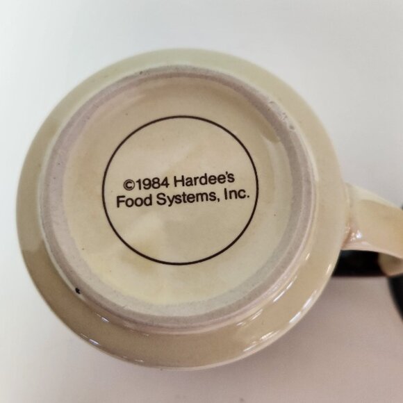 2 VTG Hardee Rise and Shine Homemade Biscuits Mugs 1984 - Picture 4 of 5